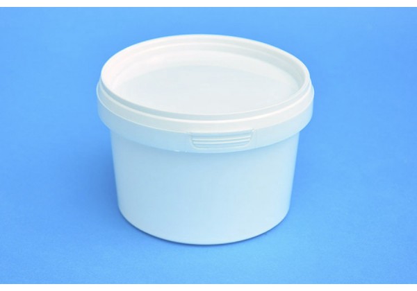 550 ML WHITE TAMPER EVIDENT TUB and LID